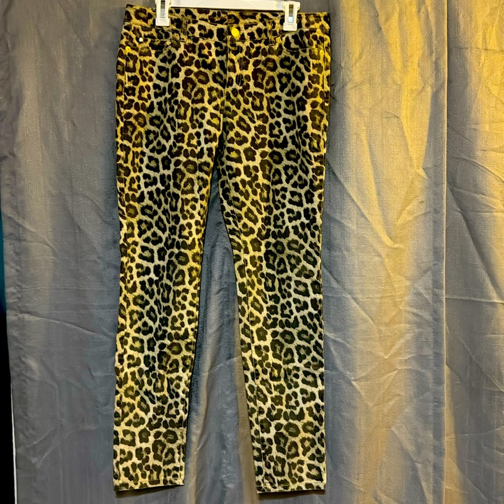 Michael Kors cheetah print jeans